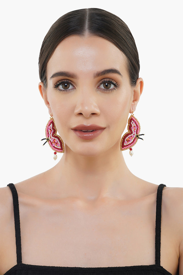 Buttercup Beaded Earrings