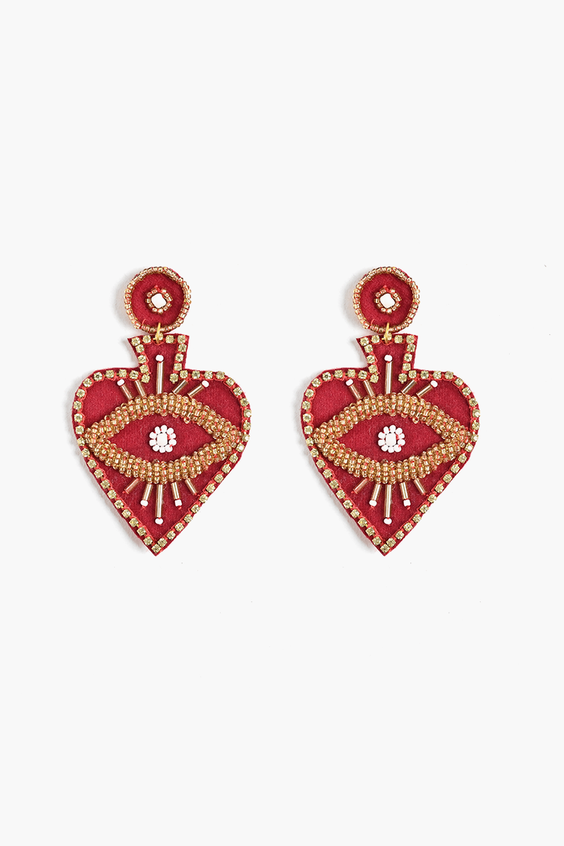 Queen Of Hearts Earrings