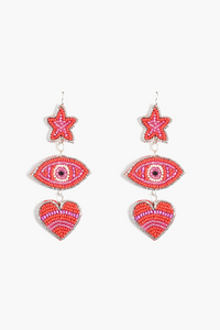 Pink Queen Earrings