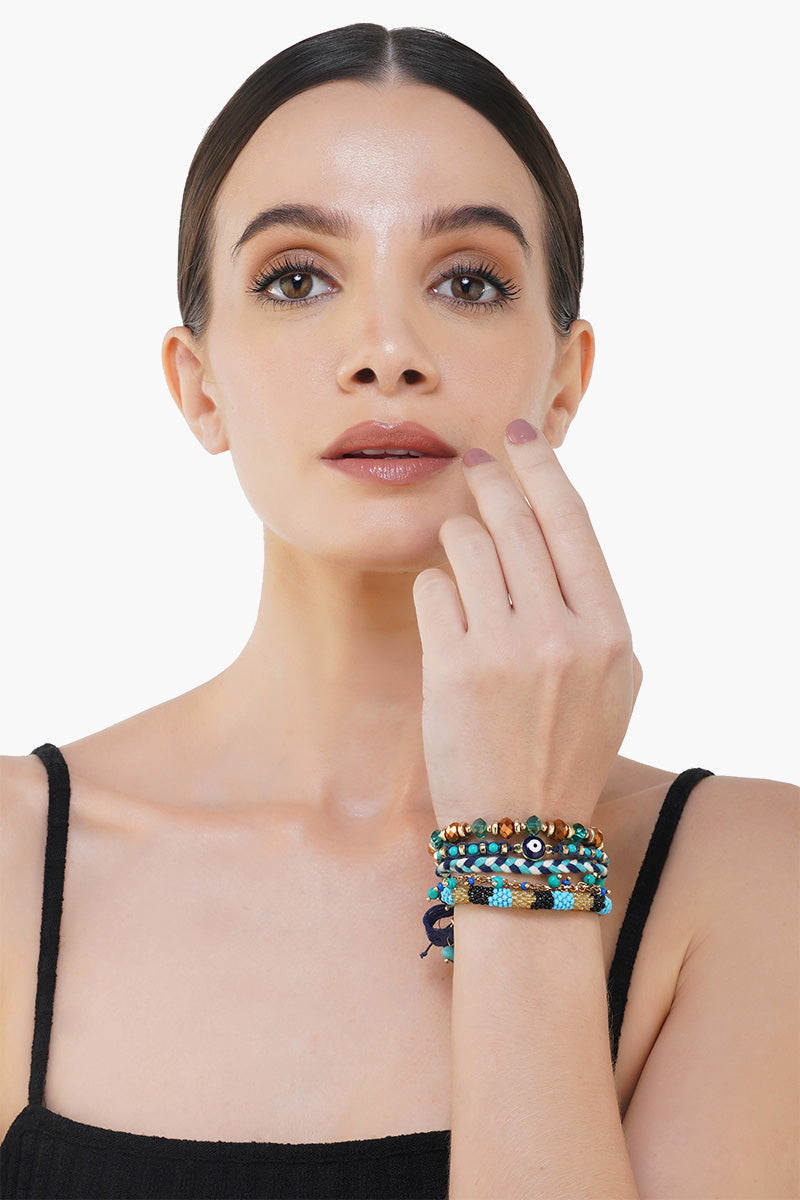 Grecian Evil Eye Bracelet