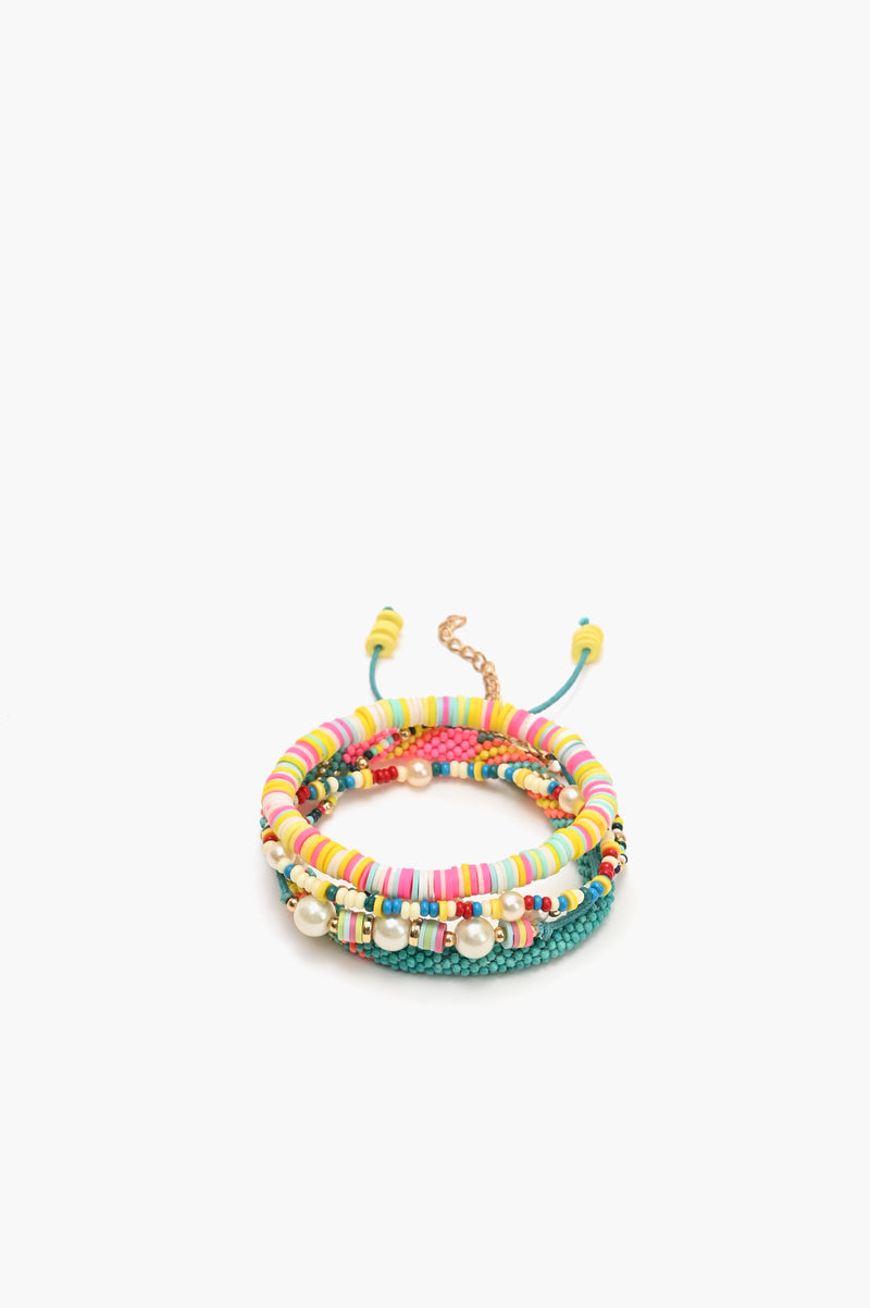 Multicolor Pearl Beaded Handmade Bracelet