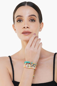 Multicolor Pearl Beaded Handmade Bracelet