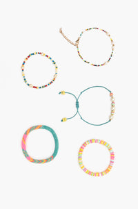 Multicolor Pearl Beaded Handmade Bracelet