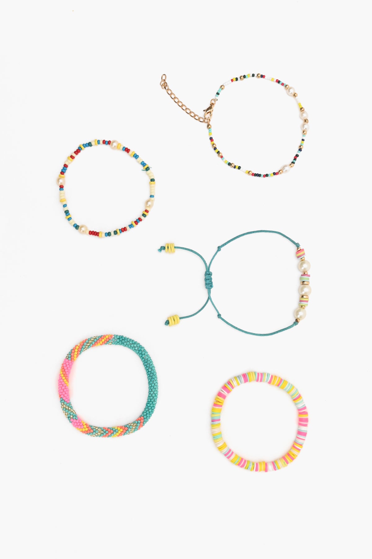 Multicolor Pearl Beaded Handmade Bracelet