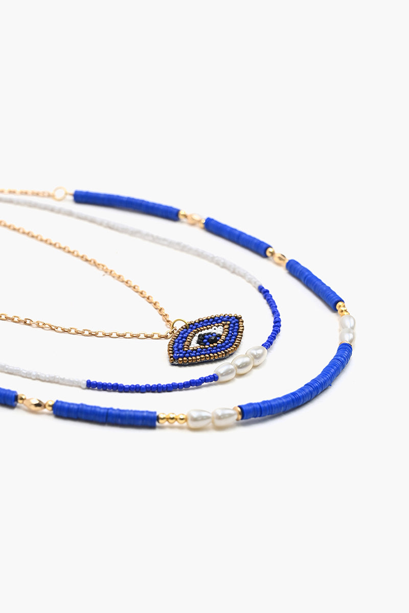 Grecian Evil Eye Necklace Set