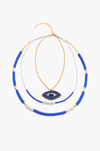 Grecian Evil Eye Necklace Set