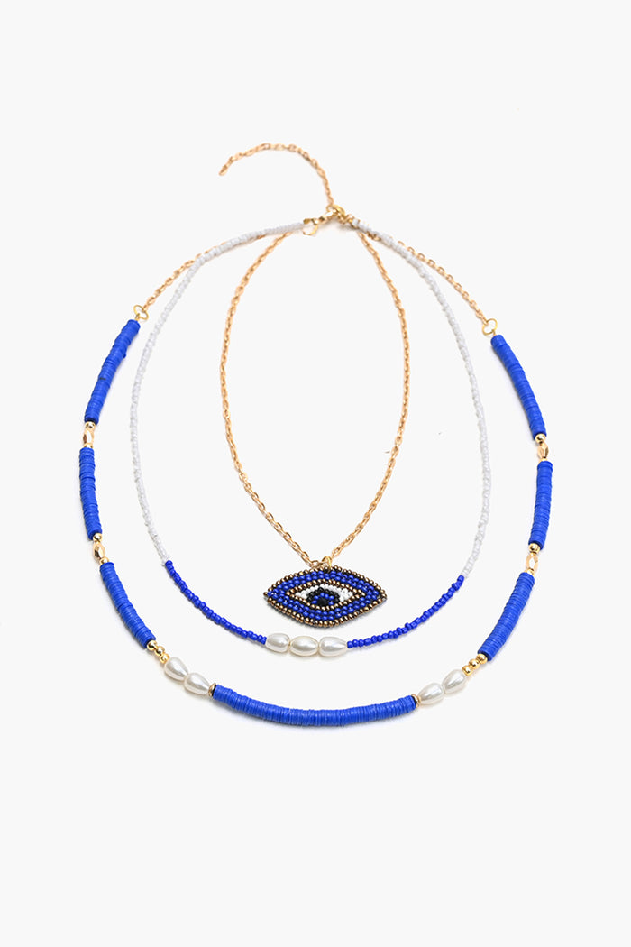 Grecian Evil Eye Necklace Set