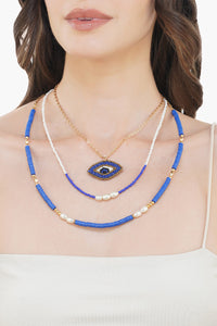 Grecian Evil Eye Necklace Set