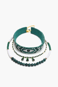 Handmade Evil Eye Choker Set
