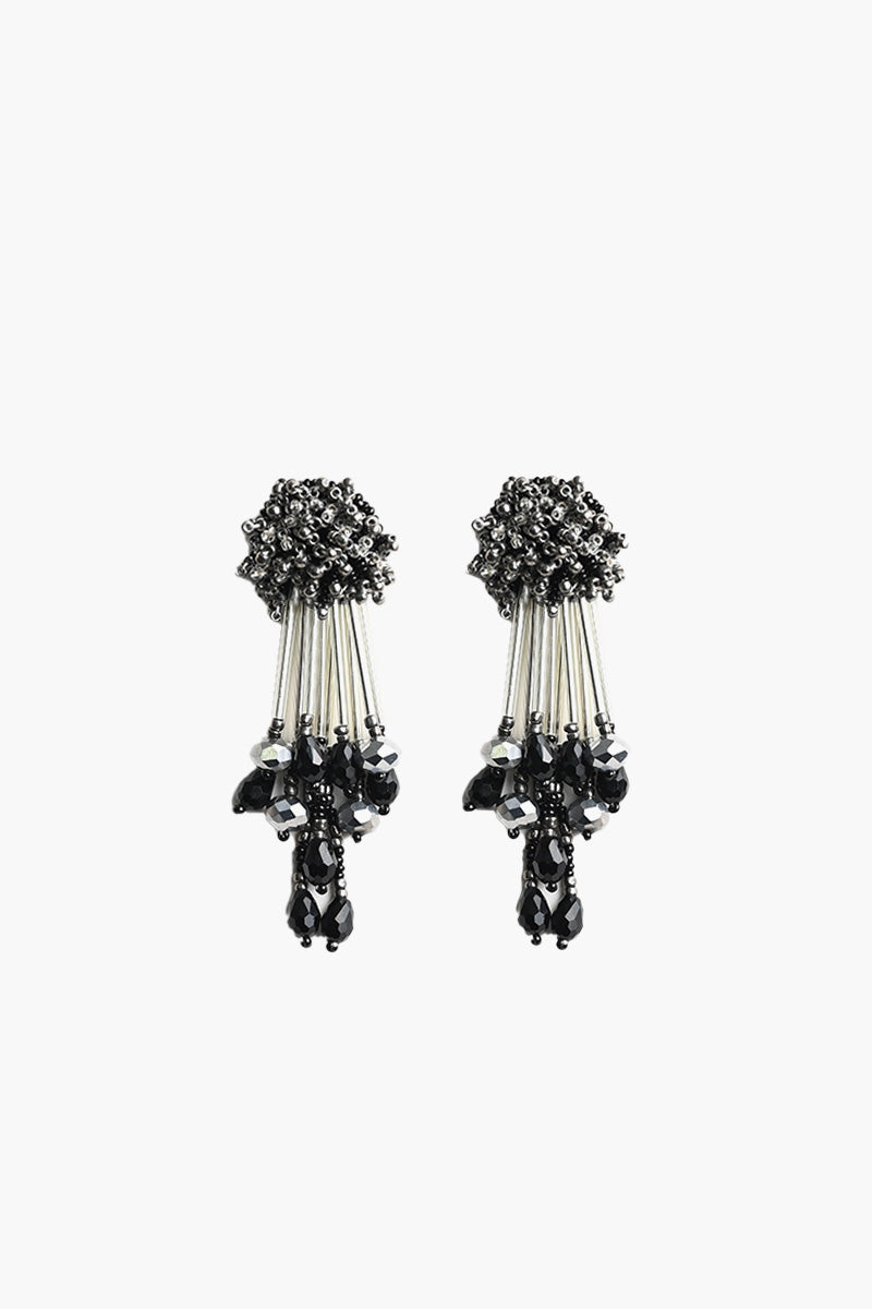 Glass Beaded Chandelier Earring