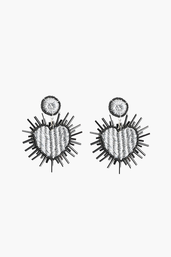 Heart Shaped Dangle Earring