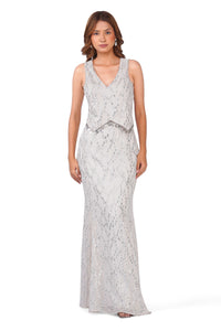 Celestial Shimmer Lurex Mermaid Skirt Co-Ord Set