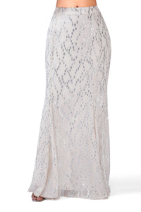 Celestial Shimmer Lurex Mermaid Skirt Co-Ord Set