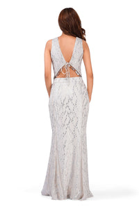Celestial Shimmer Lurex Mermaid Skirt Co-Ord Set