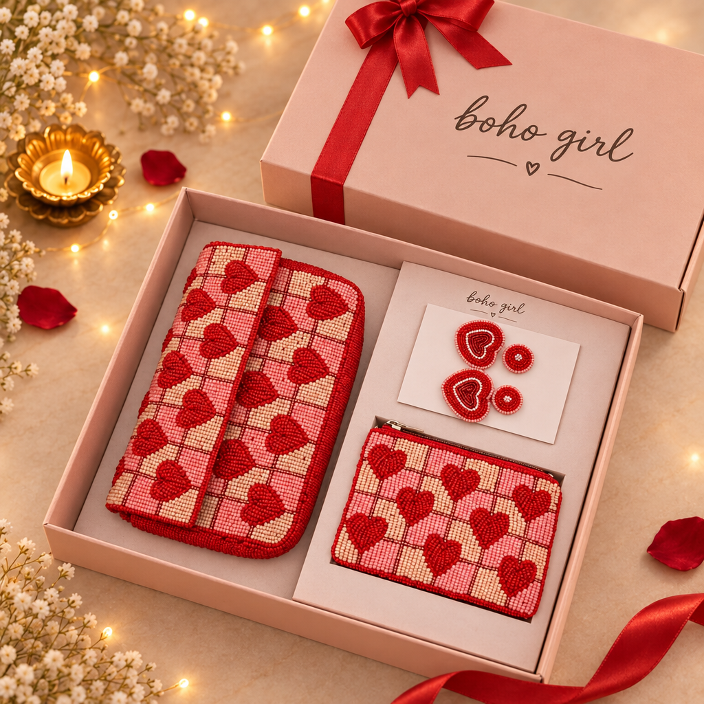 Heart Beaded Gift Set
