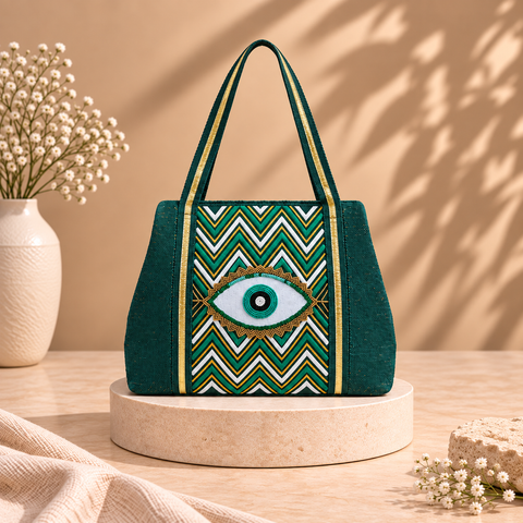 Castleton Green Evil Eye Tote Bag