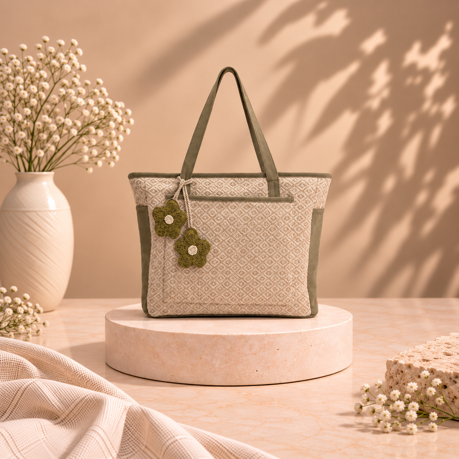 Elegance Blooms Tote