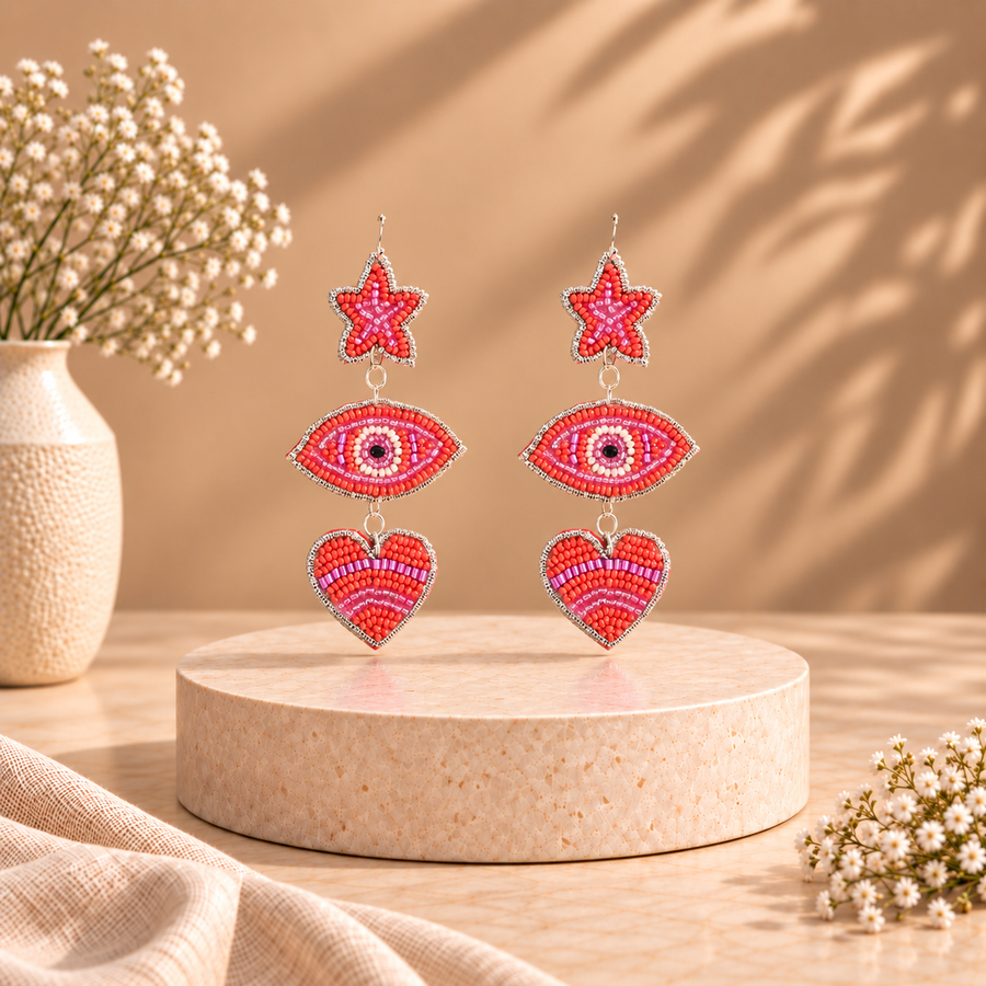 Pink Queen Earrings