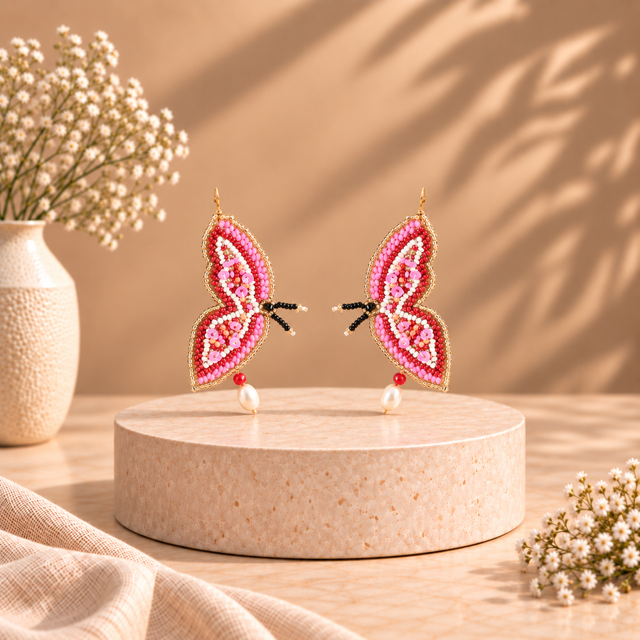 Buttercup Beaded Earrings