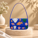 Ocean Beaded Shoulder Bag