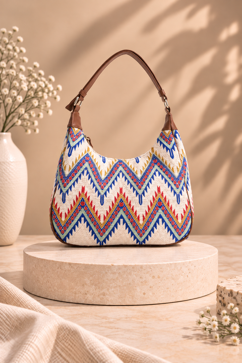 Zigzag Zest Shoulder Bag