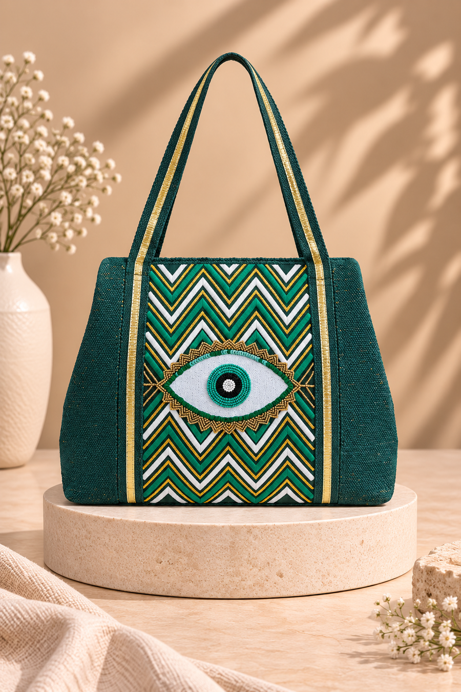 Castleton Green Evil Eye Tote Bag