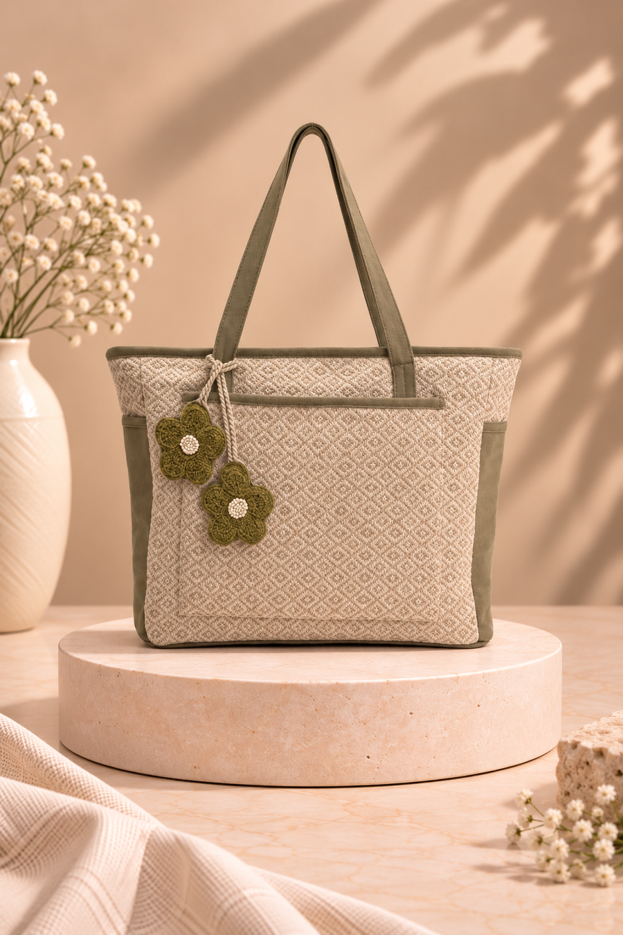 Elegance Blooms Tote
