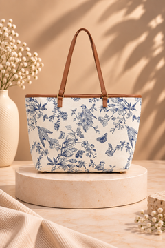Safari Tote Bag - Blue