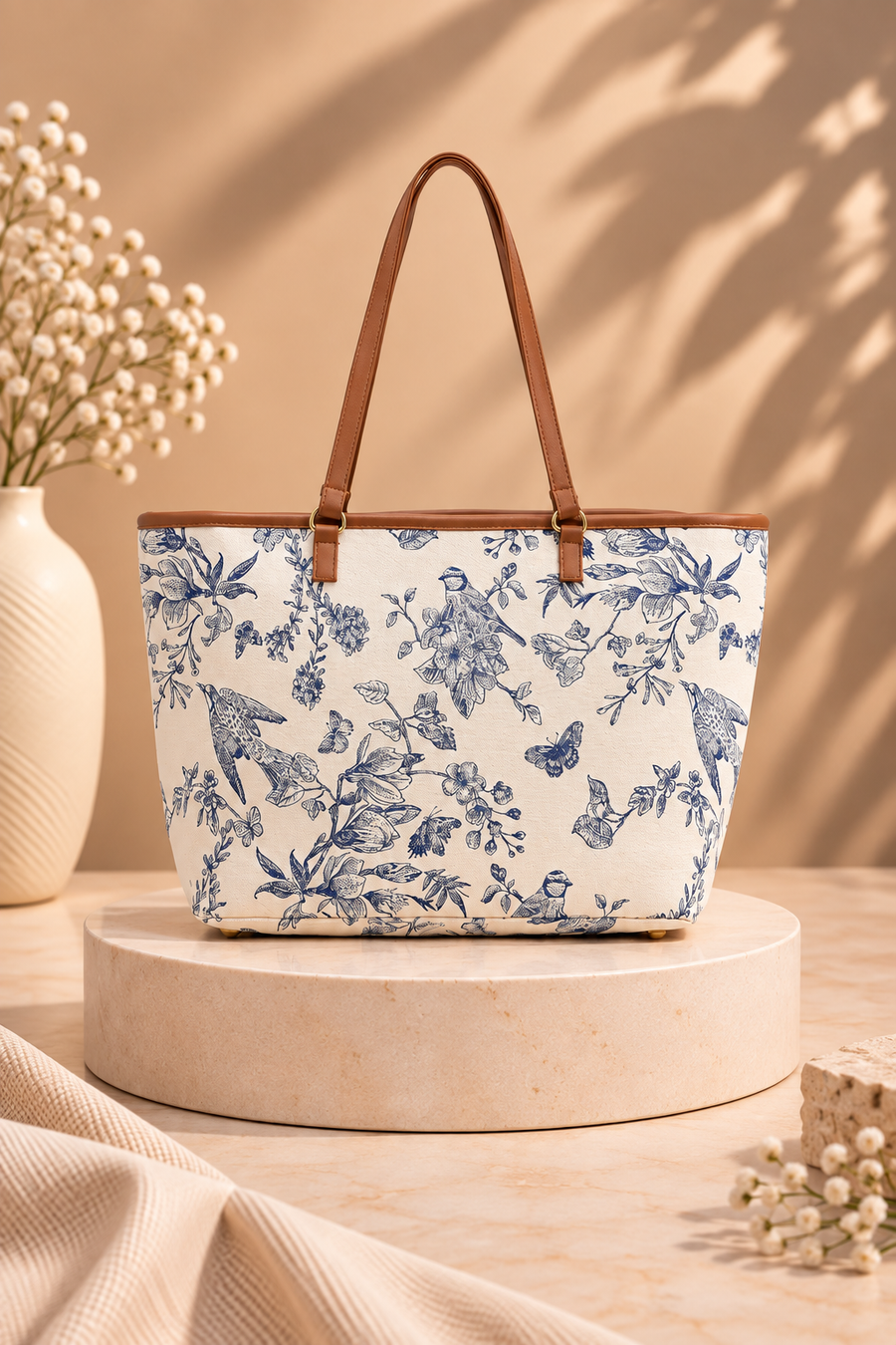 Safari Tote Bag - Blue