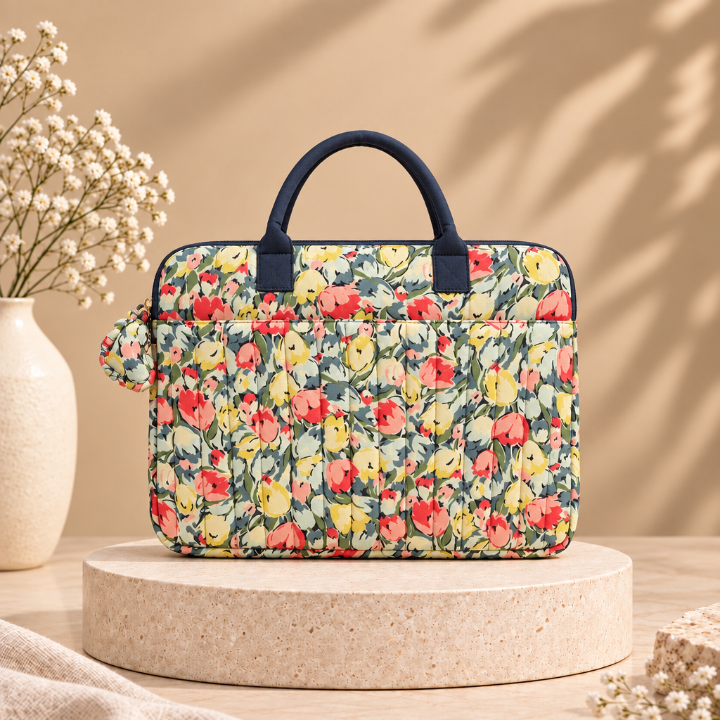 Tulip Garden Laptop Bag