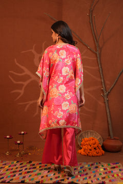 Gulnaar Floral Kaftan Palazzo Set