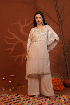 Noor Embellished Kaftan Co-ord Set