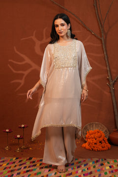 Noor Embellished Kaftan Co-ord Set