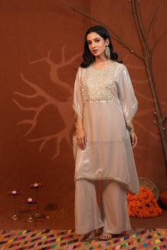 Noor Embellished Kaftan Co-ord Set