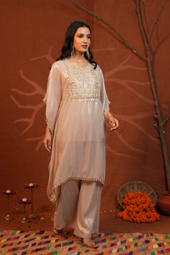 Noor Embellished Kaftan Co-ord Set