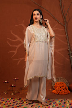 Noor Embellished Kaftan Co-ord Set