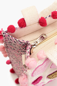 Heartfelt Rose Wings Mini Tote Bag
