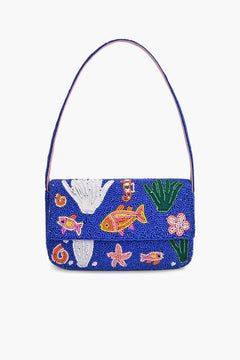 Ocean Beaded Shoulder Bag