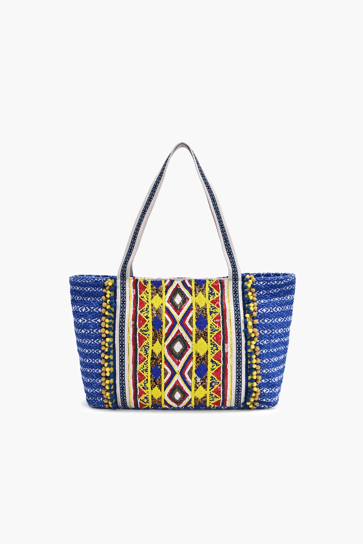 Azura Beaded Boho Tote Bag