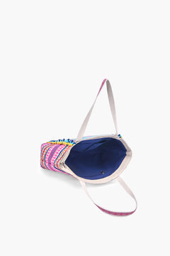 TropiBelle Flamingo Beaded Tote Bag