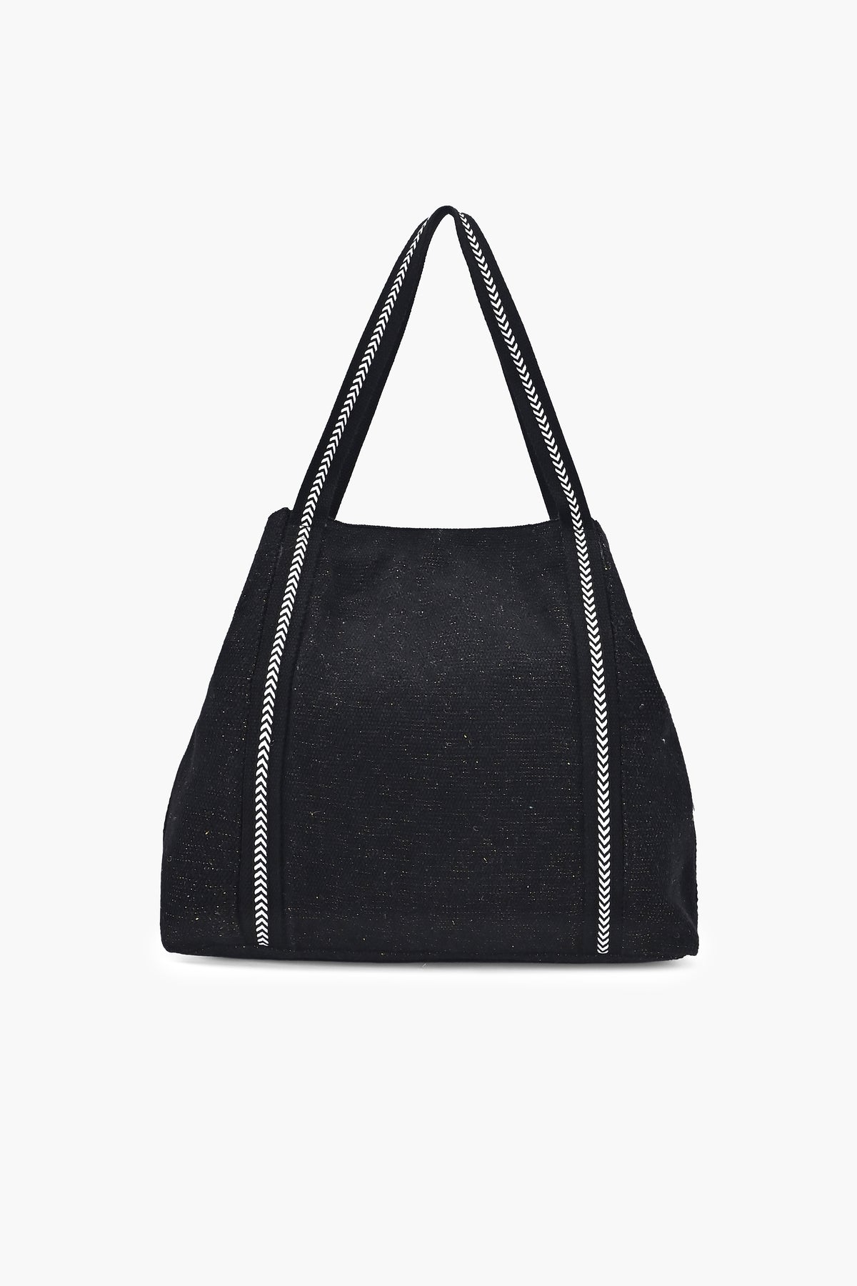 Noir Aura Evil Eye Embroidered Tote Bag