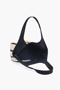 Lemon Embroidered Shoulder Bag
