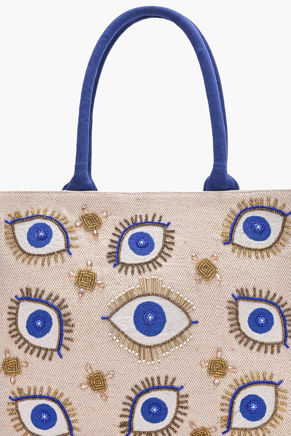 Mystic Eye Embellished Tote Bag