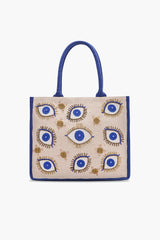 Mystic Eye Embellished Tote Bag