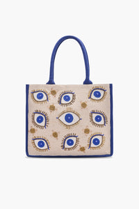 Mystic Eye Embellished Tote Bag