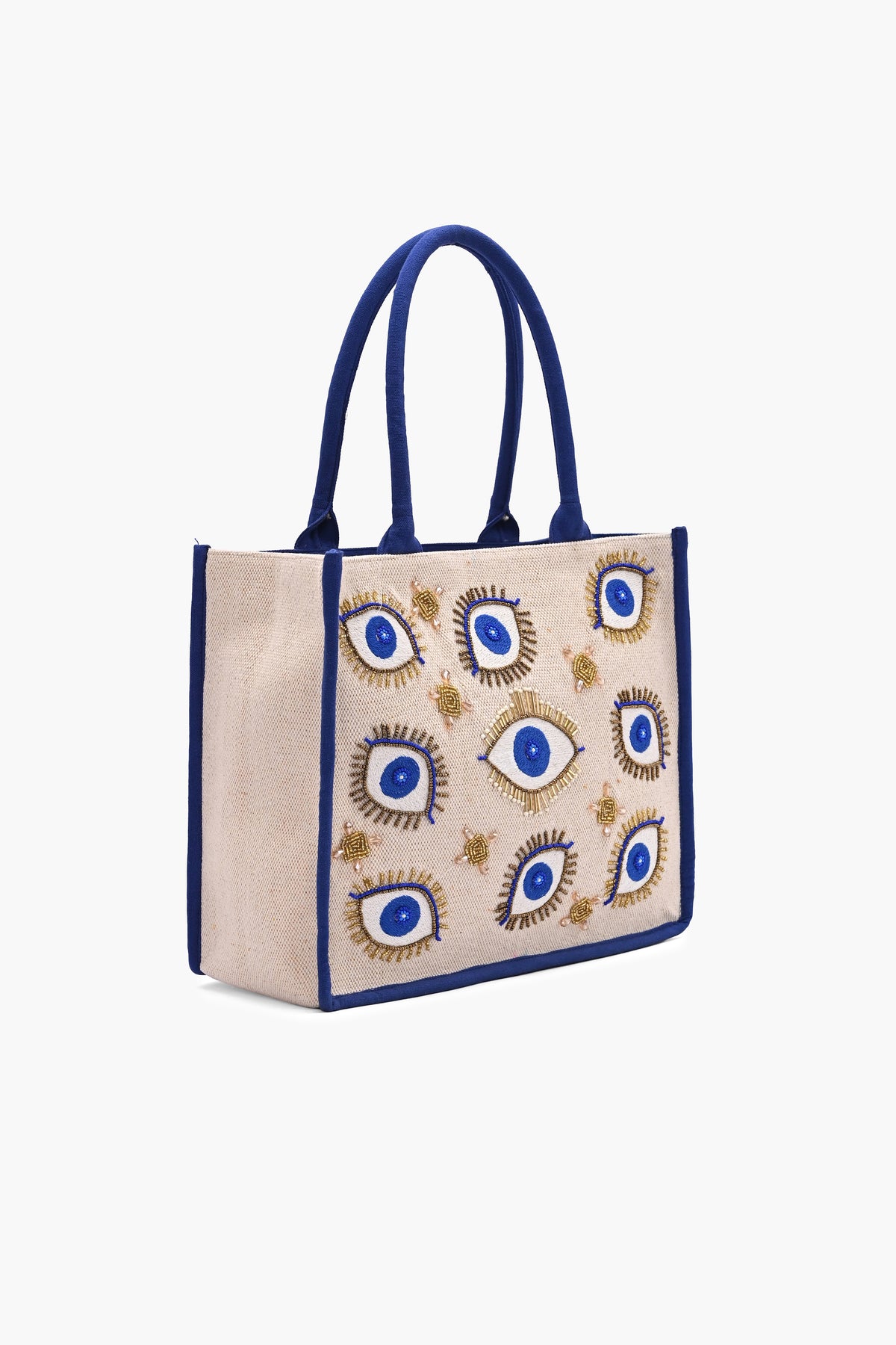 Mystic Eye Embellished Tote Bag