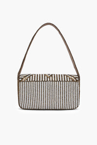 Ivory Grace Beaded Shoulder Bag