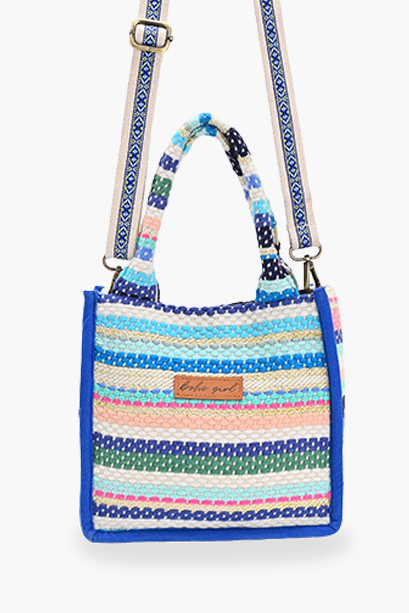 Boho Basic Mini Crossbody - Blue