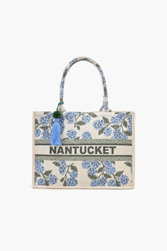 Palm Beach Tropical Jacquard Tote Bag for Women