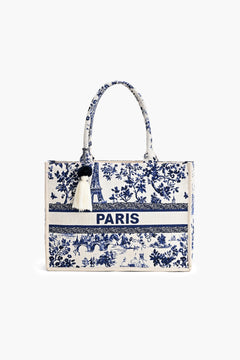 Palm Beach Tropical Jacquard Tote Bag for Women